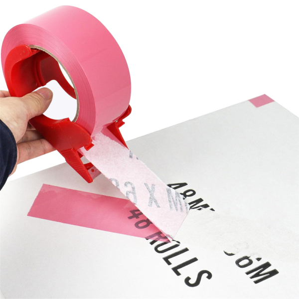 Durable Pink Packing Tape for Moving, Shipping, and Storage