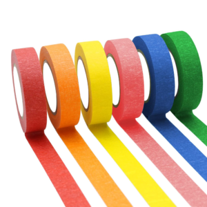 Thick and Durable Colored Masking Tape for DIY Projects - 8 Rolls of GQ PACKTAPES Rainbow Tape