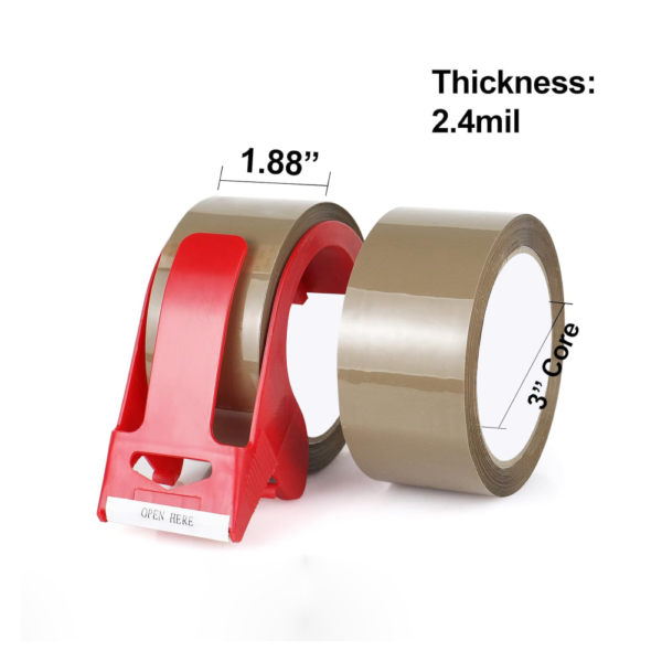 GQ PACKTAPES Brown BOPP Packing Tape used for packing boxes for moving or shipping