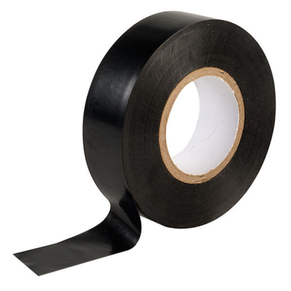 GQ PACKTAPES Black Electrical Tape - 66 ft x 3/4 in, Flame Retardant PVC Insulation Tape for DIY & Home Use