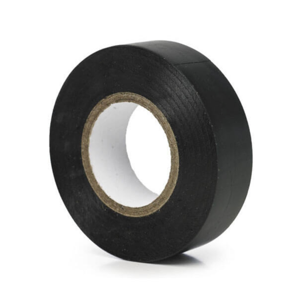 GQ PACKTAPES Flame Retardant Electrical Tape for Insulation and DIY Projects (Black, 66 ft x 3/4 in)