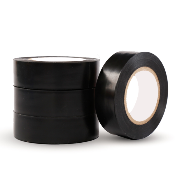 3-Pack GQ PACKTAPES Black Vinyl Electrical Tape for Electrical Insulation and Masking