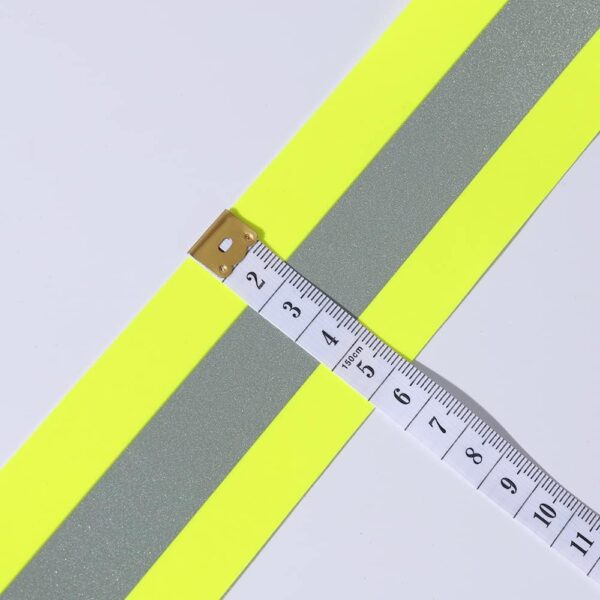 Fluorescent Yellow Sew On Reflective Warning Tape for Workwear – 2in x 5yd