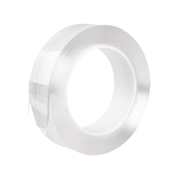 Heavy Duty Nano Gel Tape, Transparent, Reusable and Washable for Multi-Purpose Applications